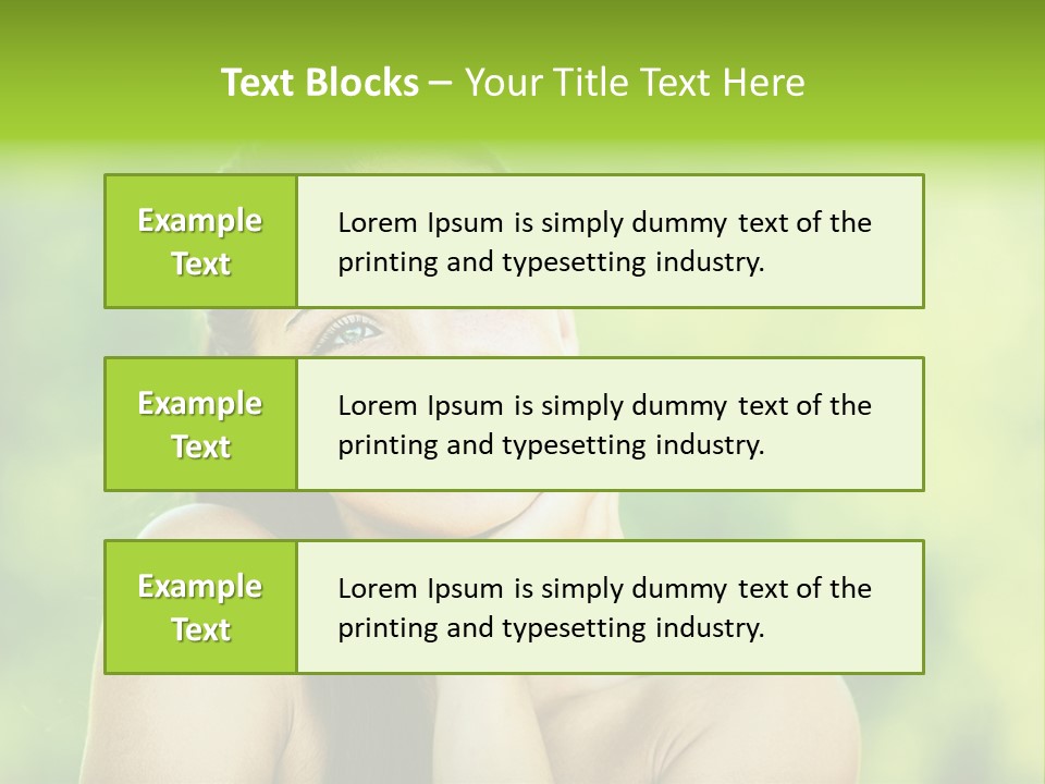 Lady Complexion Wellness PowerPoint Template