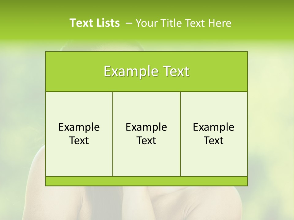 Lady Complexion Wellness PowerPoint Template