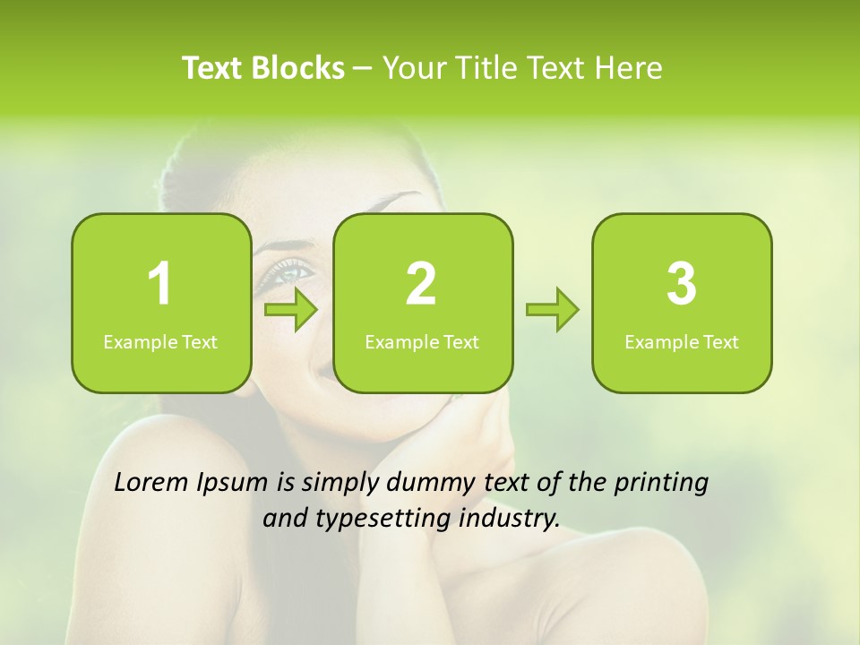 Lady Complexion Wellness PowerPoint Template