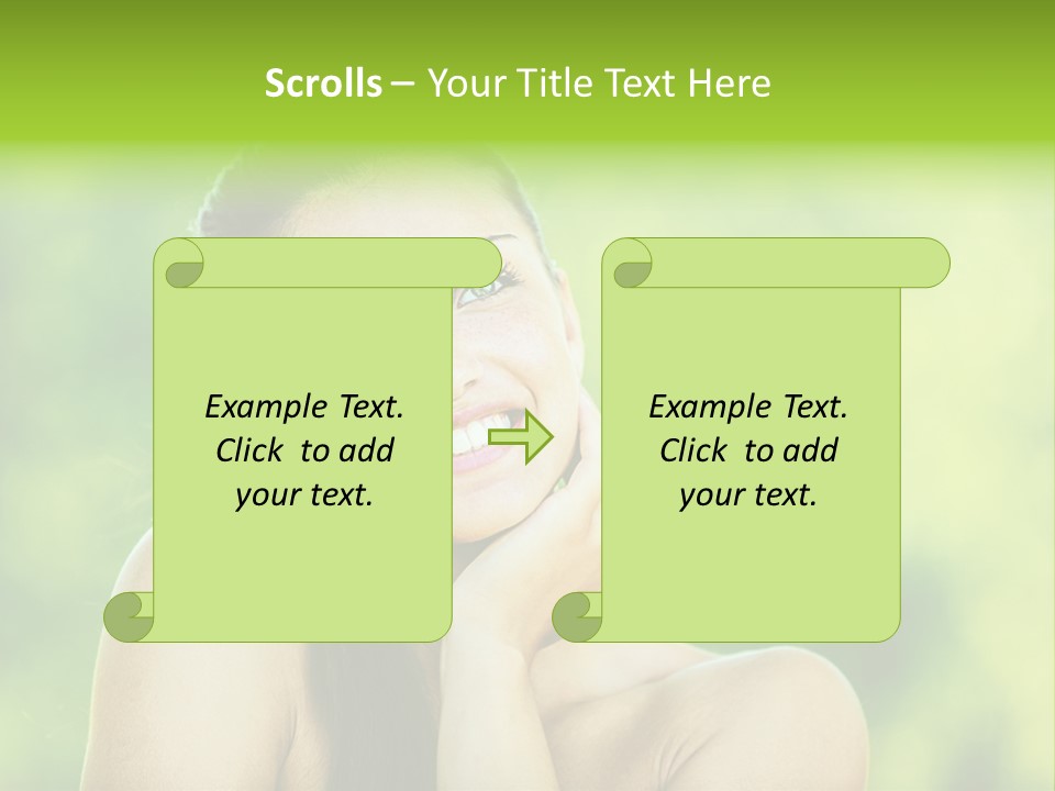 Lady Complexion Wellness PowerPoint Template