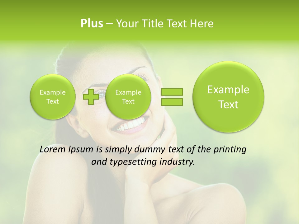 Lady Complexion Wellness PowerPoint Template