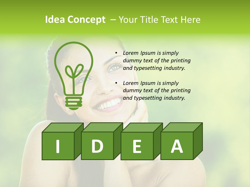 Lady Complexion Wellness PowerPoint Template