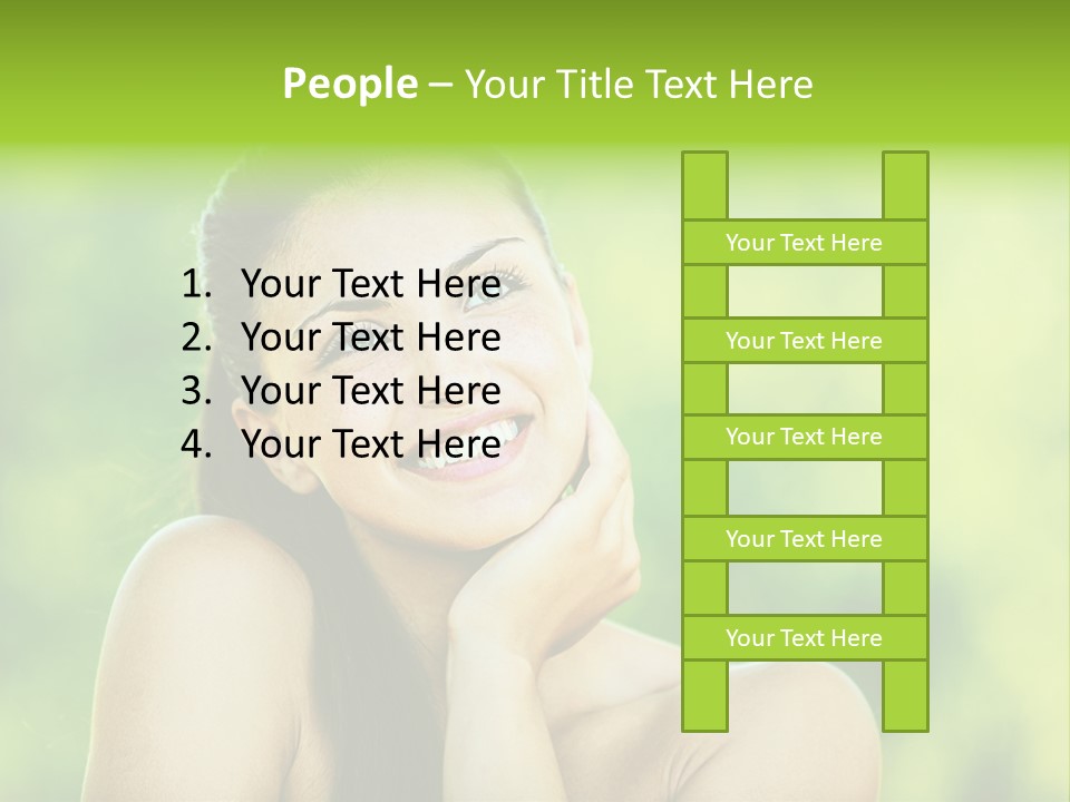 Lady Complexion Wellness PowerPoint Template