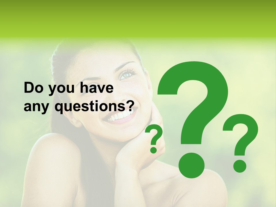 Lady Complexion Wellness PowerPoint Template