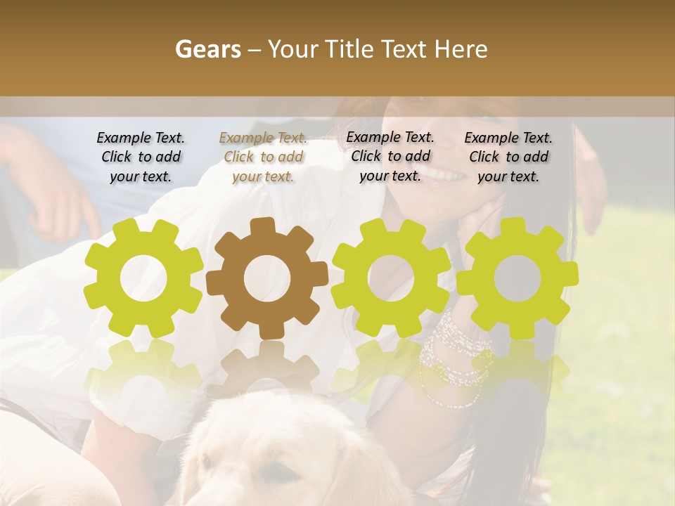 Partner Portrait Man PowerPoint Template