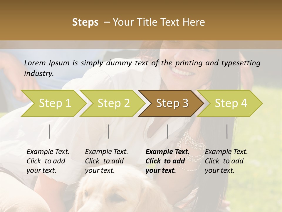 Partner Portrait Man PowerPoint Template