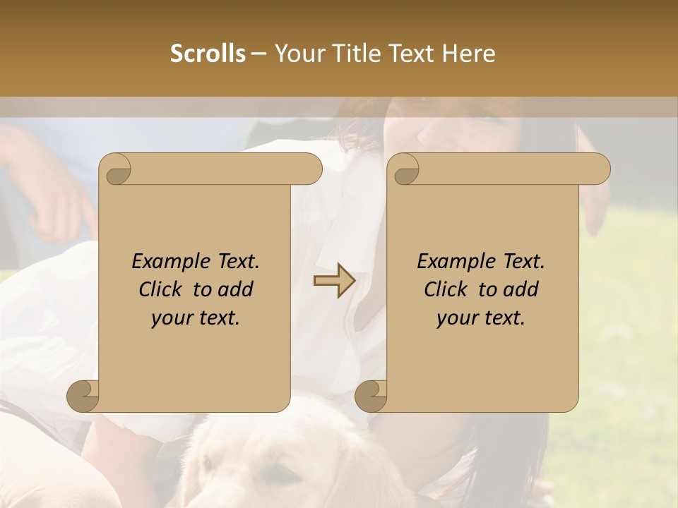 Partner Portrait Man PowerPoint Template