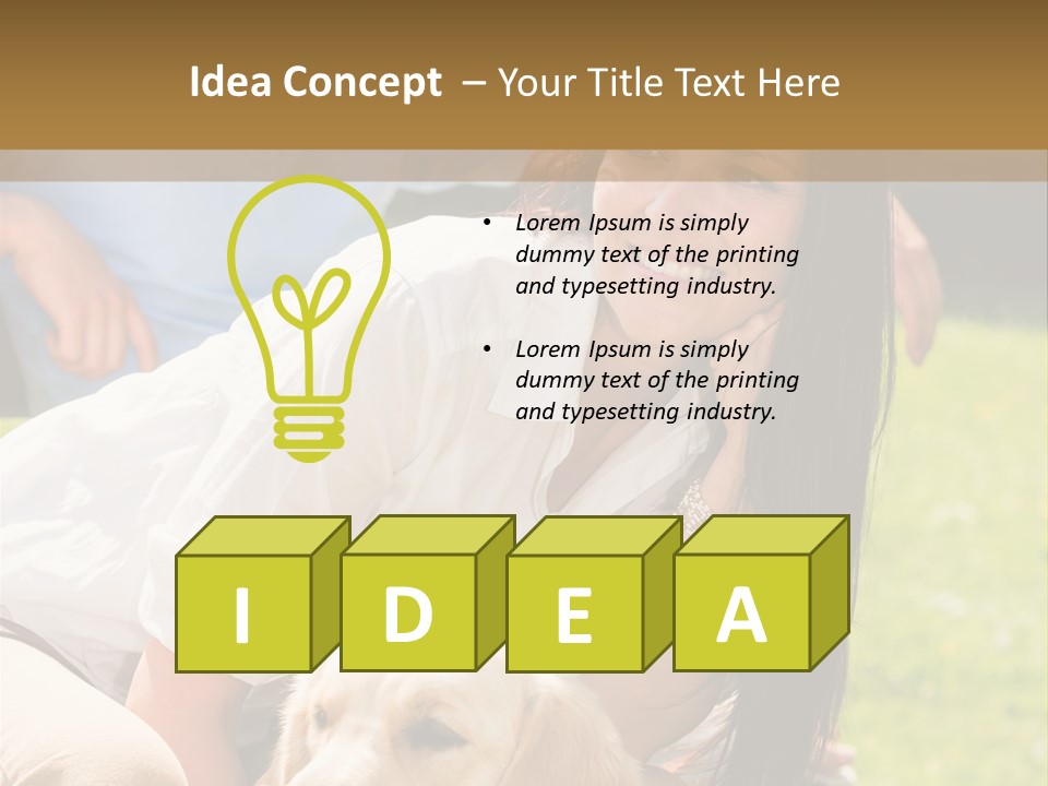 Partner Portrait Man PowerPoint Template