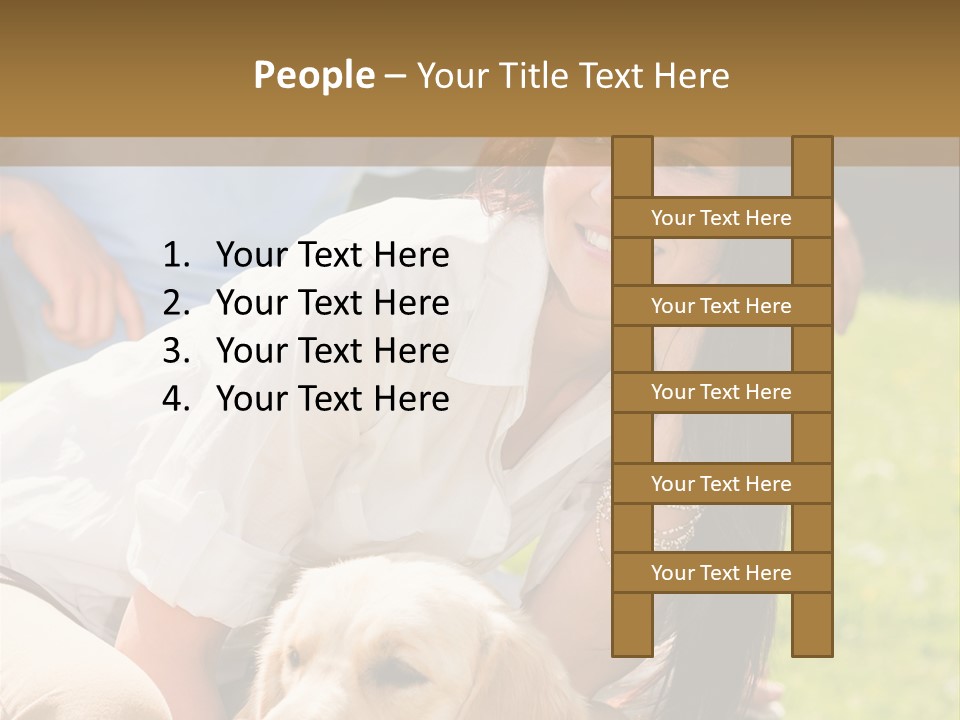 Partner Portrait Man PowerPoint Template