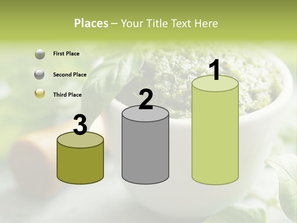 Pine Nuts Mediterranean Food Fresh PowerPoint Template