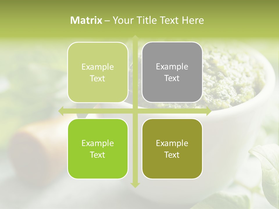 Pine Nuts Mediterranean Food Fresh PowerPoint Template