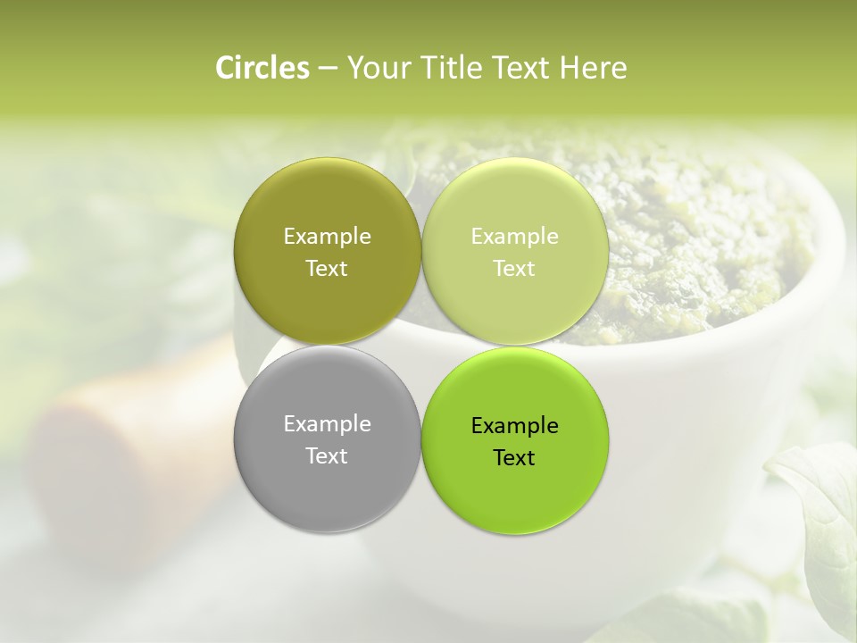 Pine Nuts Mediterranean Food Fresh PowerPoint Template