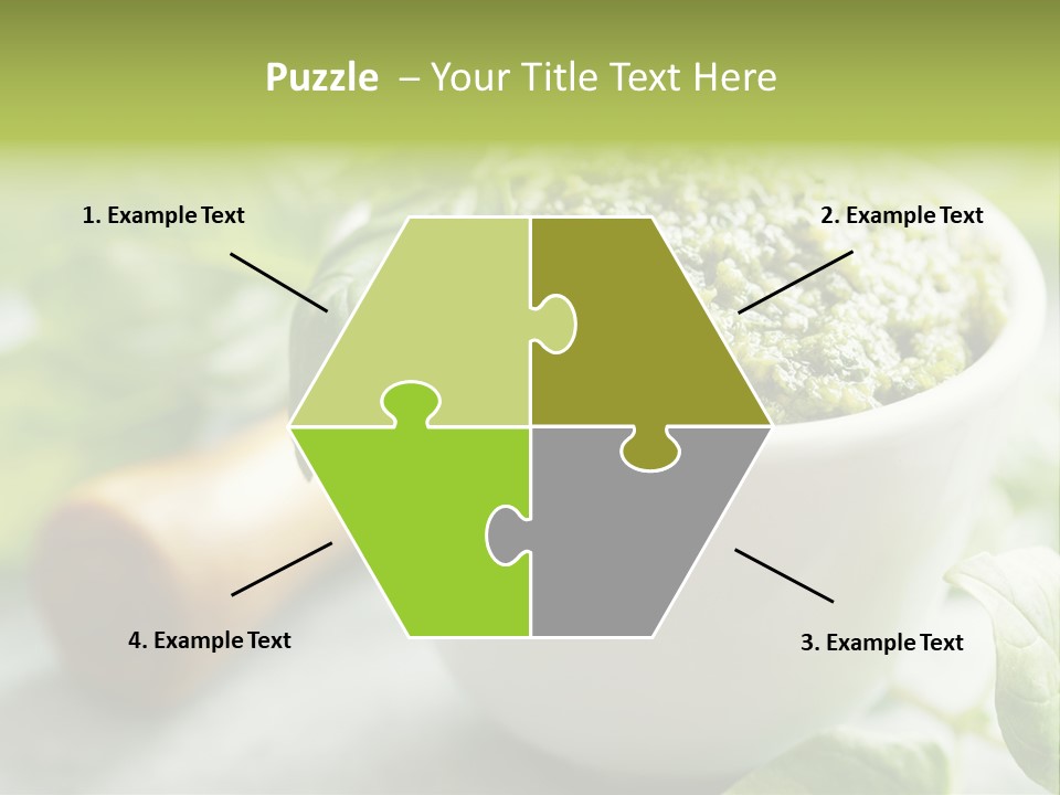 Pine Nuts Mediterranean Food Fresh PowerPoint Template