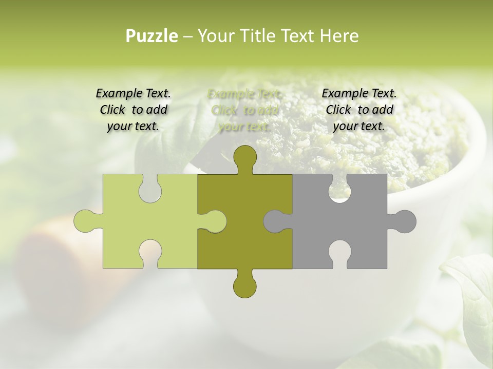 Pine Nuts Mediterranean Food Fresh PowerPoint Template