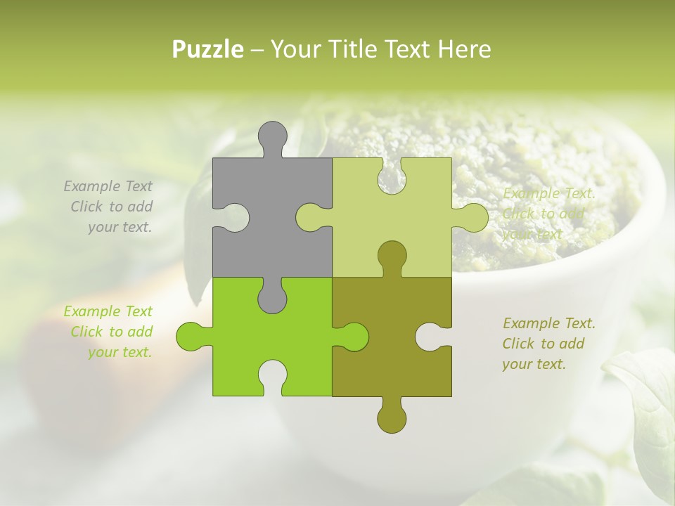 Pine Nuts Mediterranean Food Fresh PowerPoint Template