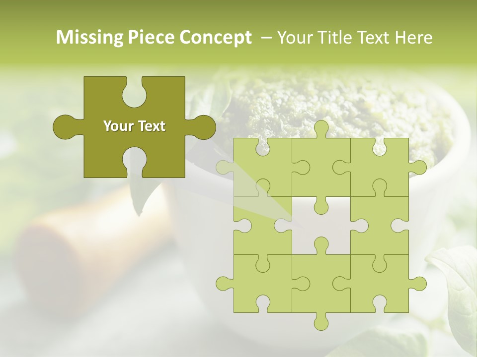 Pine Nuts Mediterranean Food Fresh PowerPoint Template