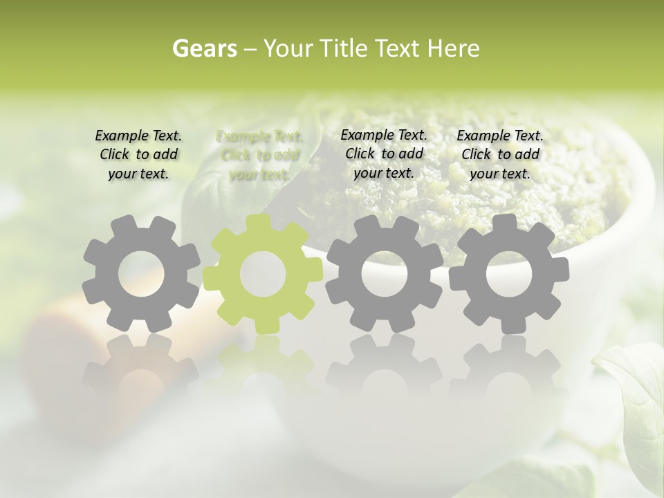 Pine Nuts Mediterranean Food Fresh PowerPoint Template