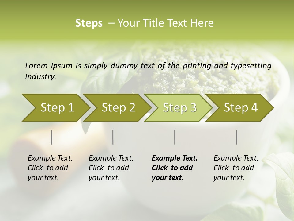 Pine Nuts Mediterranean Food Fresh PowerPoint Template