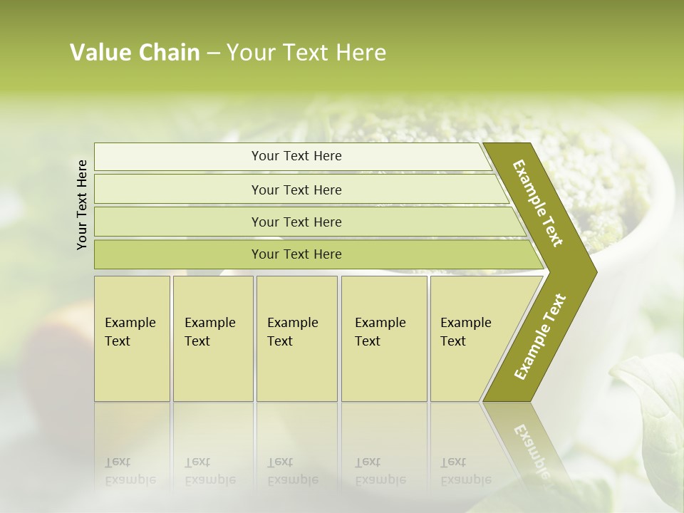 Pine Nuts Mediterranean Food Fresh PowerPoint Template