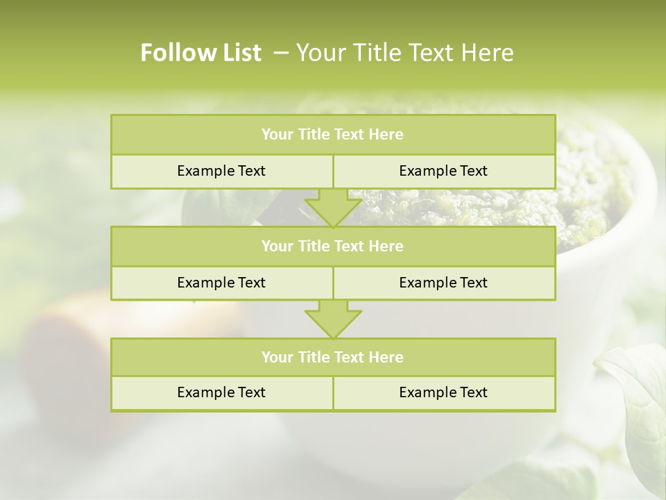 Pine Nuts Mediterranean Food Fresh PowerPoint Template