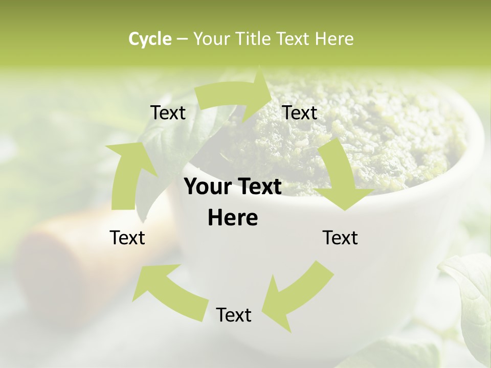 Pine Nuts Mediterranean Food Fresh PowerPoint Template