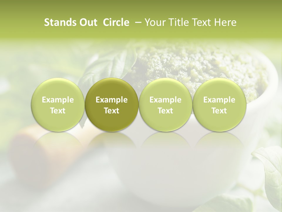 Pine Nuts Mediterranean Food Fresh PowerPoint Template