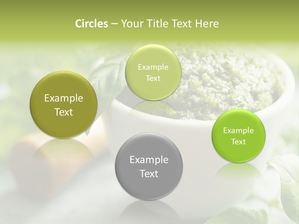 Pine Nuts Mediterranean Food Fresh PowerPoint Template