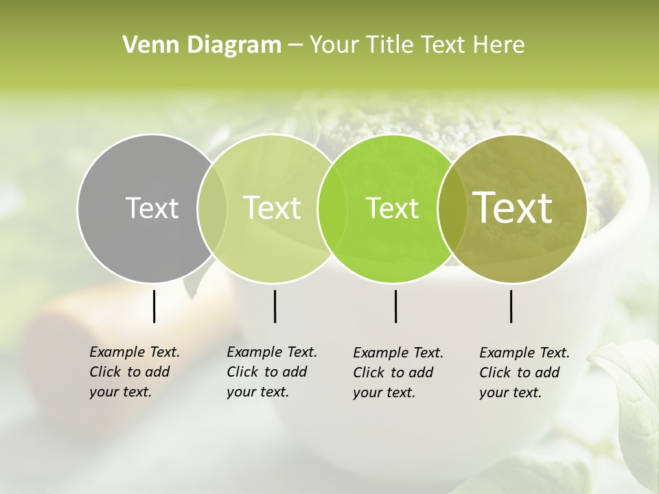 Pine Nuts Mediterranean Food Fresh PowerPoint Template