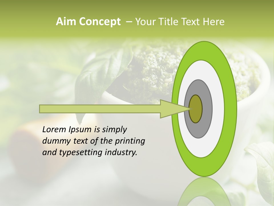 Pine Nuts Mediterranean Food Fresh PowerPoint Template