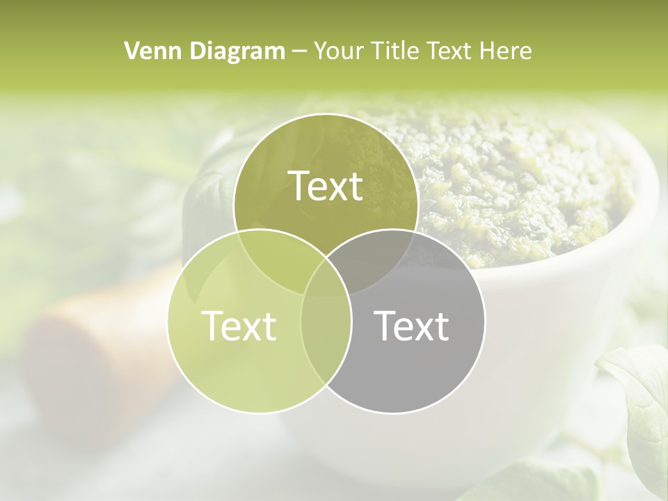 Pine Nuts Mediterranean Food Fresh PowerPoint Template