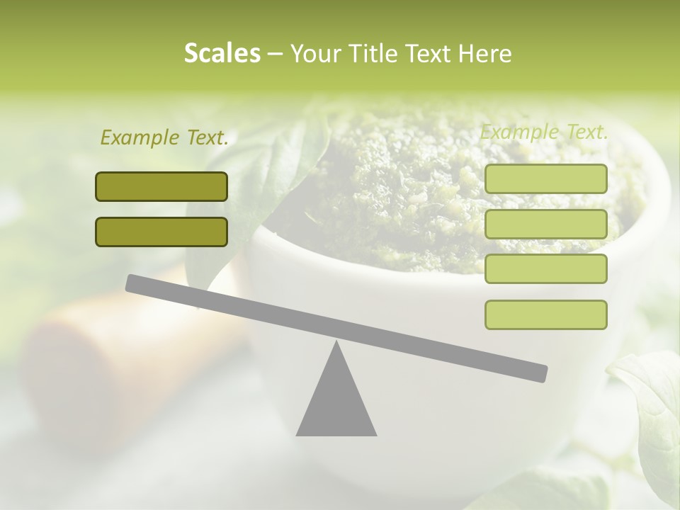 Pine Nuts Mediterranean Food Fresh PowerPoint Template