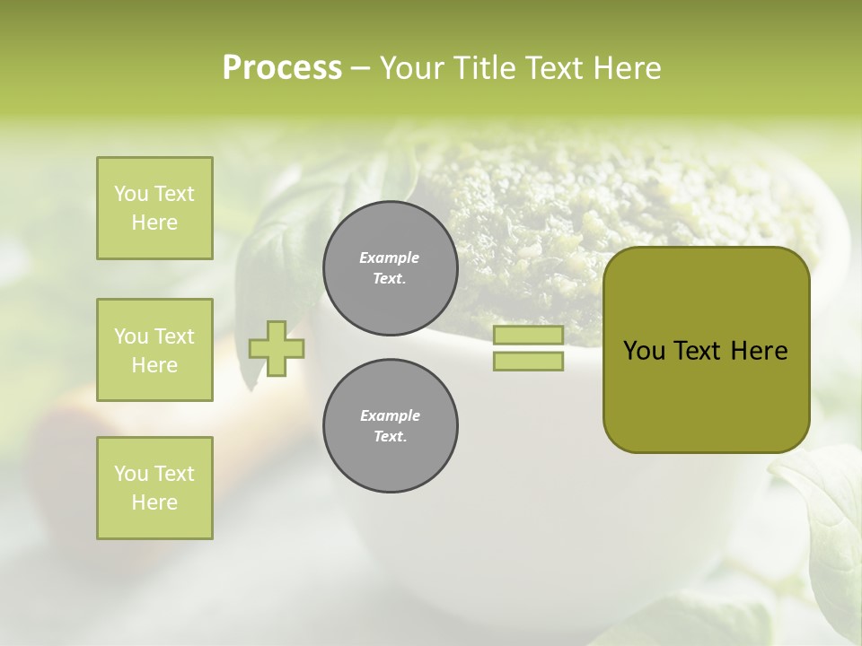 Pine Nuts Mediterranean Food Fresh PowerPoint Template