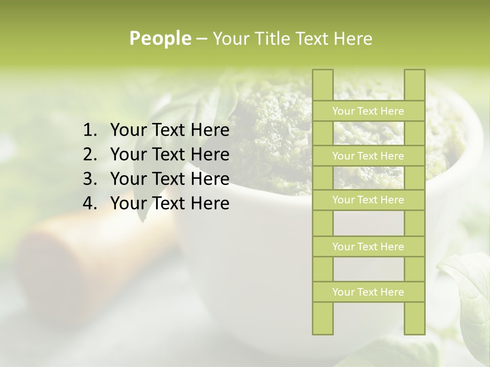 Pine Nuts Mediterranean Food Fresh PowerPoint Template