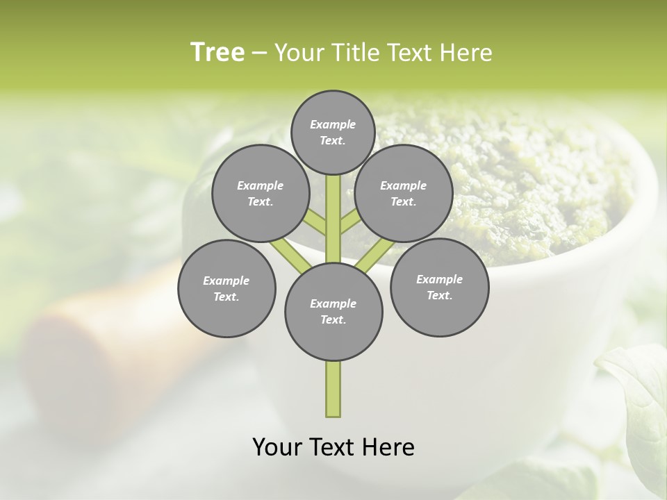 Pine Nuts Mediterranean Food Fresh PowerPoint Template