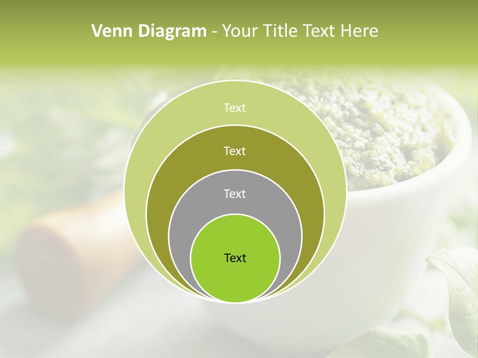 Pine Nuts Mediterranean Food Fresh PowerPoint Template