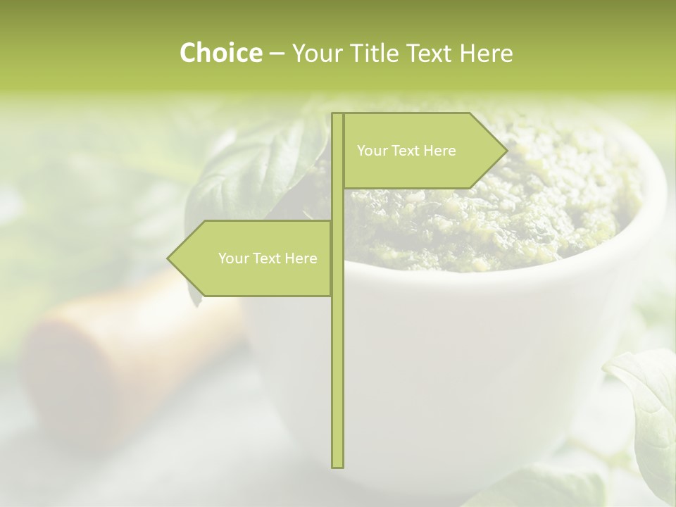 Pine Nuts Mediterranean Food Fresh PowerPoint Template