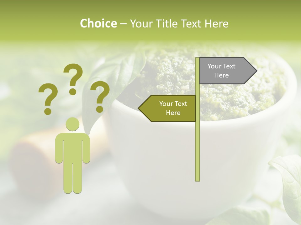 Pine Nuts Mediterranean Food Fresh PowerPoint Template