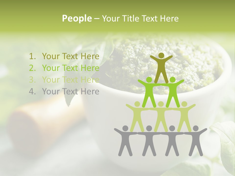 Pine Nuts Mediterranean Food Fresh PowerPoint Template