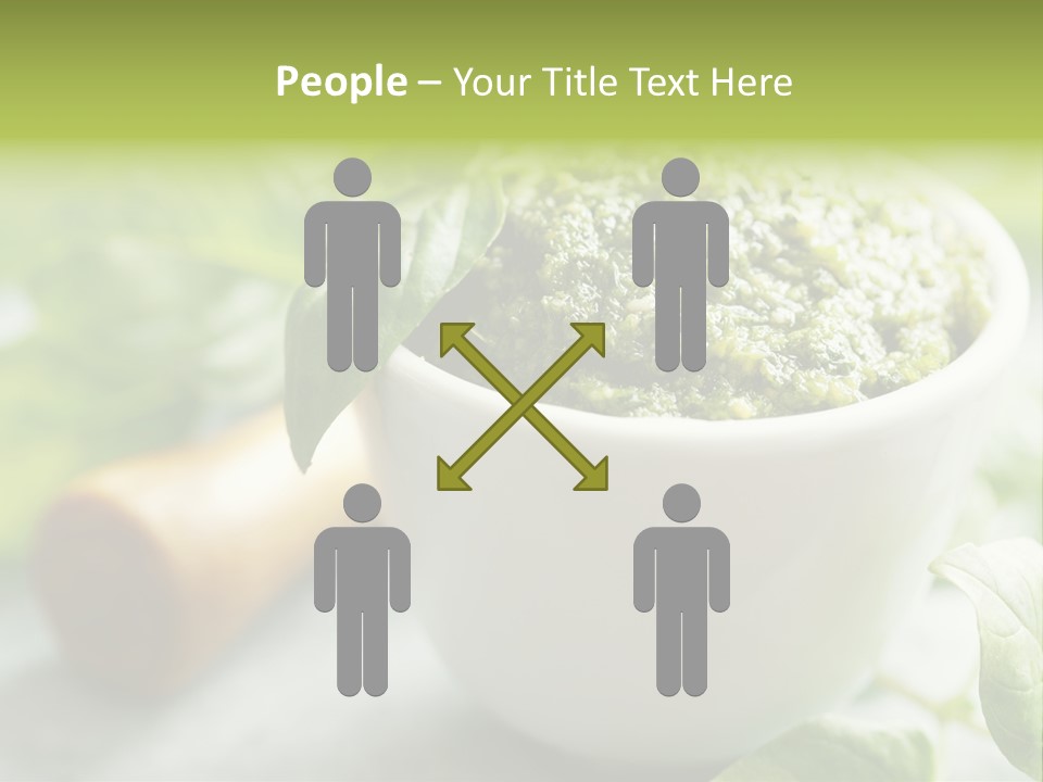 Pine Nuts Mediterranean Food Fresh PowerPoint Template