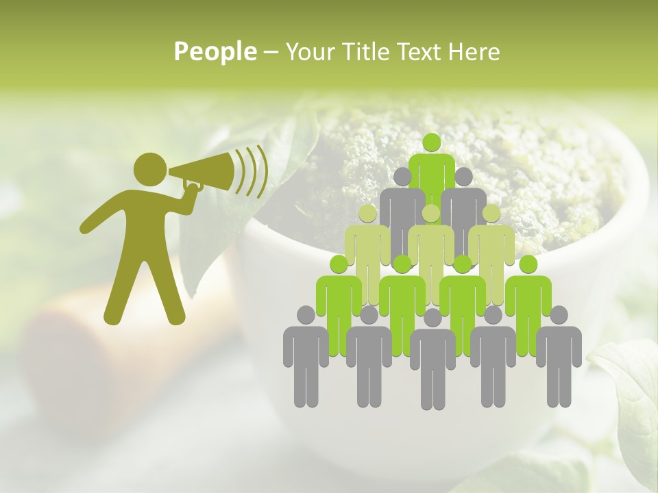 Pine Nuts Mediterranean Food Fresh PowerPoint Template