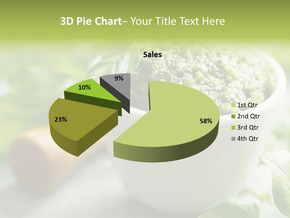 Pine Nuts Mediterranean Food Fresh PowerPoint Template