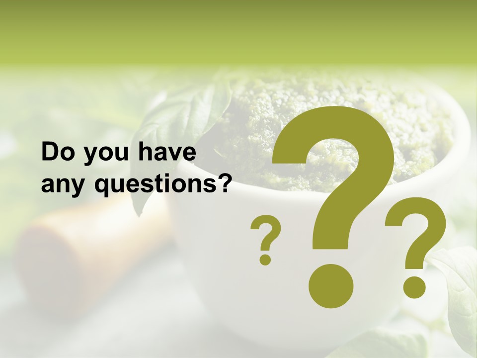 Pine Nuts Mediterranean Food Fresh PowerPoint Template