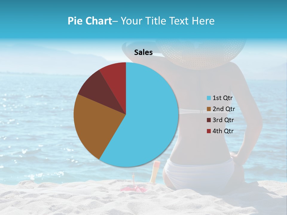 Applying Sunbathing Swimsuit PowerPoint Template