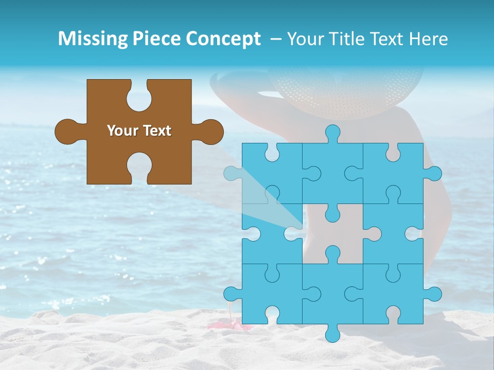 Applying Sunbathing Swimsuit PowerPoint Template