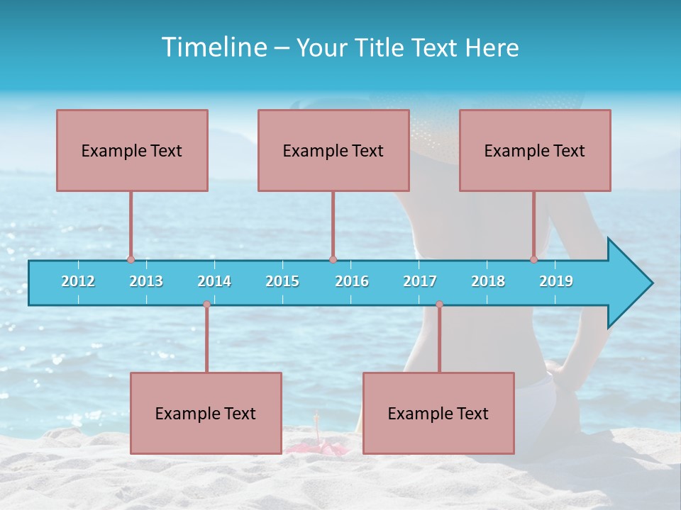 Applying Sunbathing Swimsuit PowerPoint Template