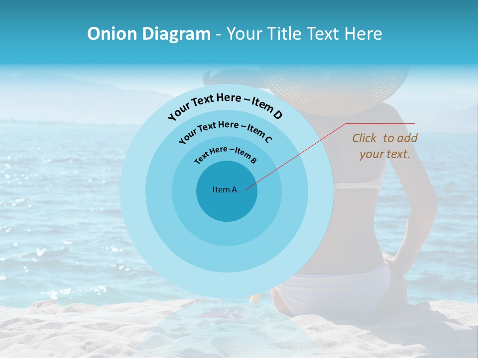 Applying Sunbathing Swimsuit PowerPoint Template