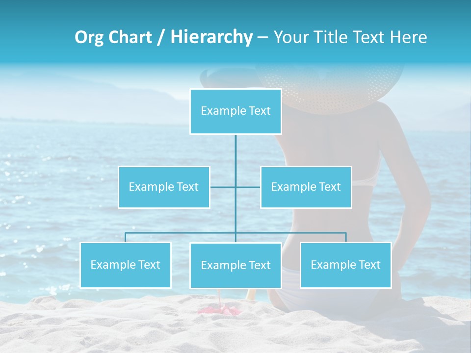 Applying Sunbathing Swimsuit PowerPoint Template