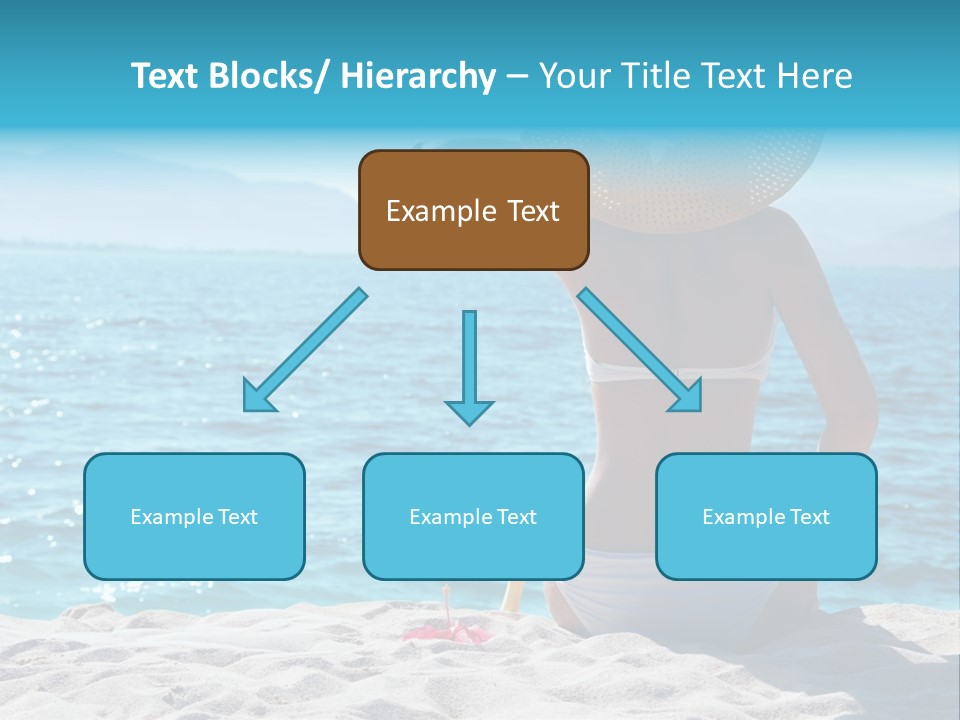 Applying Sunbathing Swimsuit PowerPoint Template