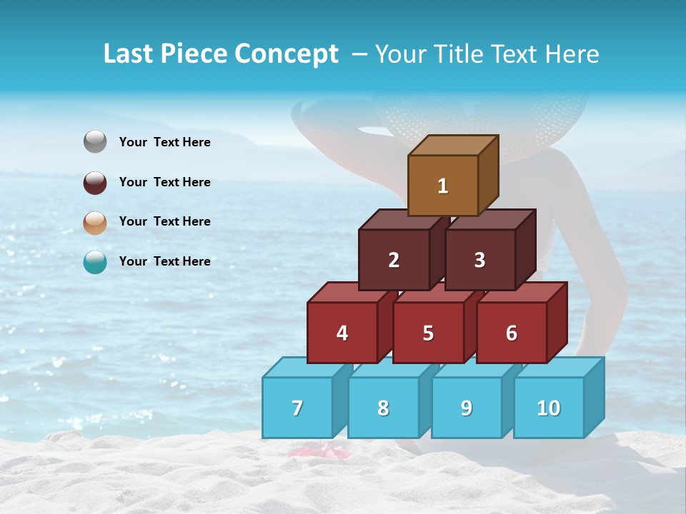 Applying Sunbathing Swimsuit PowerPoint Template