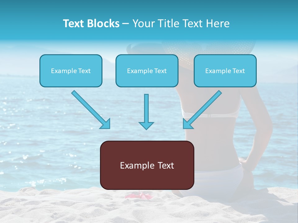Applying Sunbathing Swimsuit PowerPoint Template